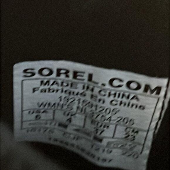 Sorel Joan of Arctic Brown Suede Ankle Chelsea pull on Booties size 6 - Picture 7 of 7